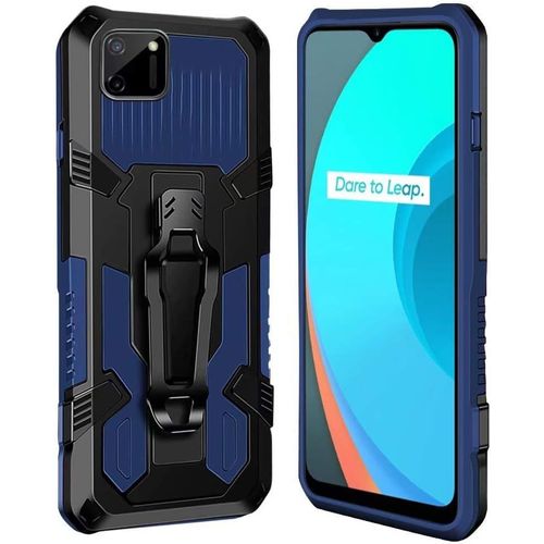 Compatible Avec Coque Oppo A53/A32 2020 Serie Armorbox Protection Robuste Avec Double Couche Coque De Support Pour Oppo A53/A32 2020 Housse Bleu