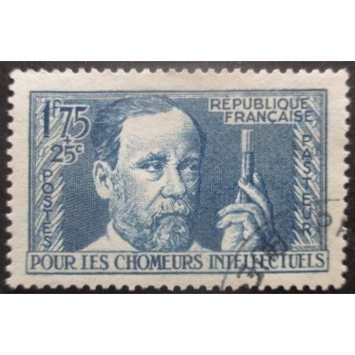 France N°385 Louis Pasteur Oblitéré