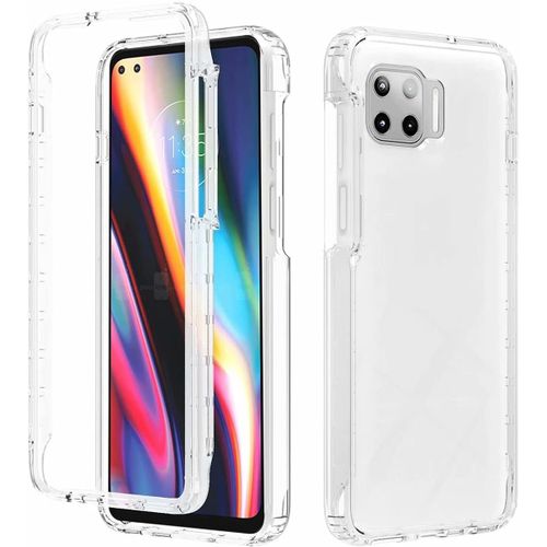 Pour Coque Motorola Moto G 5g Plus Dégradé Couleur Anti-Rayures Anti-Choc Étui Souple Dégager Coque Arrière+Ultra Fine Silicone Tpu Frontière Devant Cover-Dégager