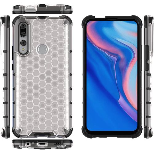 Compatible Avec Huawei Y9 Prime 2019 Coque,Compatible Avec Huawei Y9 Prime 2019 Étui 2 En 1 Pour Téléphone Étui Cover White