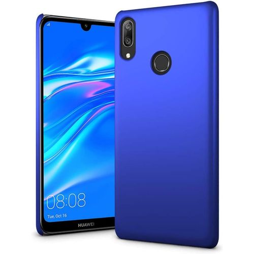 Coque Huawei Y7 2019 ¿ Huawei Y7 Pro Prime 2019 15,9 Cm ¿ Coque Rigide En Caoutchouc Mat Pour Huawei Y7 2019 Bleu