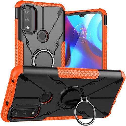 Coque Pour Samsung Galaxy A34 5g, Double Protection Tpu + Pc, Robuste Et Antichoc, Support Avec Anneau, Pour Housse De Protection Samsung Galaxy A34 5g. -Orange