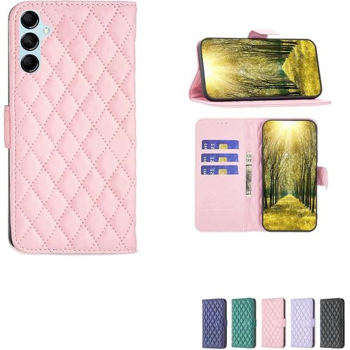Coque Pour Samsung Galaxy M14 5g Coque Pour Samsung Galaxy M14 5g Coque Étui Avec Trempé 9h Protection D'écran Case Support De Bague Pc + Silicone Ygh-Bq