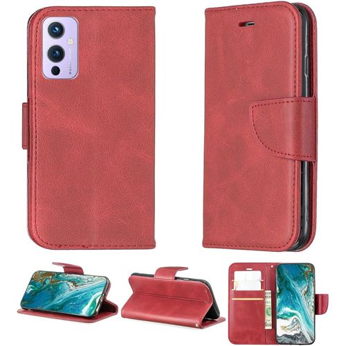 Coque Pour Oneplus 9 5g Case Pour Oneplus 9 5g Étui Pour Téléphone Portable Couverture À Rabat En Cuir Pu Yzw Étui Portefeuille Blue