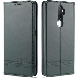 Pour Oppo A9 2020 / A11x 2020 A5 2020 Coque,Clip Magnétique Avec Trois Fentes Pour Cartes En Cuir Pu Kickstand Résistant Aux Chocs Housse De Téléphone Green