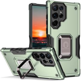 Pour Oppo A9 2020 / A11x 2020 Coque, Pour Oppo A5 2020 Housse De Téléphone Magnétique Antichoc 2 En 1 Avec Béquille Intégrée Green