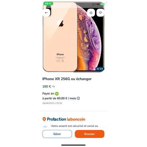 Iphone Xr 256g Ou Échanger