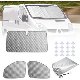 Tapis Thermique De Rechange Pour Renault Trafic 2001-2014, Pare-Soleil Intérieur De Luxe Pour Opel Vivaro 2001-2014, Protection Solaire, Pare-Br , Tapis Thermiques[Car4214928]
