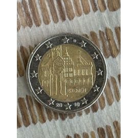 Pièces Commémorative, 2010, Lettre D Allemande De 2 Euros