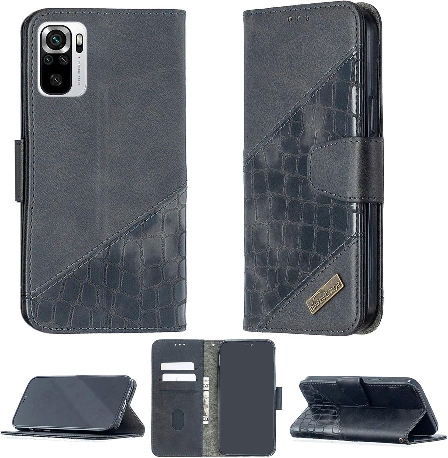 Coque Pour Xiaomi Redmi Note 10s Coque Pour Xiaomi Redmi Note 10s Coque Étui Housse Case Support Bf700 Black
