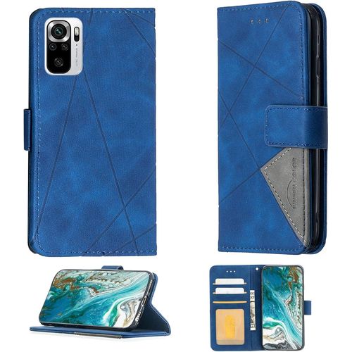 Coque Pour Xiaomi Redmi Note 10s Coque Pour Xiaomi Redmi Note 10s Coque Étui Housse Case Support Bf701 Blue
