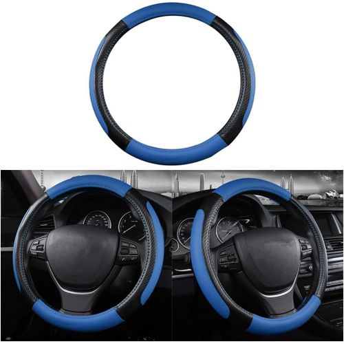 Couvre Volant Voiture, Antidérapant Couvre Volant, Respirant Microfibre Cuir Couvre Volant, Housse De Volants De Voiture Accessoires D'intérieur Protecteurs Pour Femmes Et Hommes(N[Car4211785]