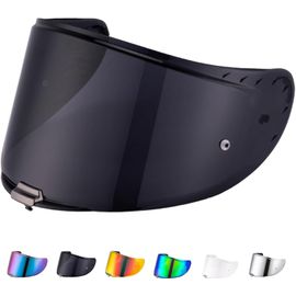 Visière De Casque Pour Ff327 Challenger,Visiere Casque Moto Visière De Casque De Moto,Accessoires Pour Le Casque Intégral (Noir)[Car4214639]