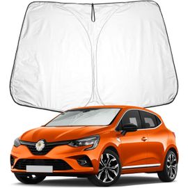 Clio 4 2024 Protection Solaire Compatible Avec Renault Clio 5 2020 2021 2022 2023 2024 Pare-Br Pour Avant De Voiture Protection Contre Le Vent Pare-Soleil Avant Protection Solai[Car4215539]