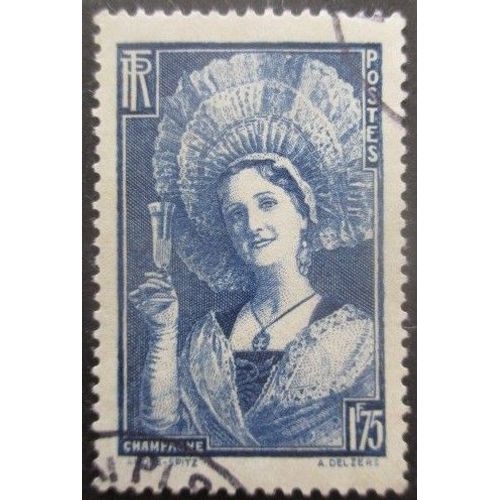 France N°388 Champenoise Oblitéré