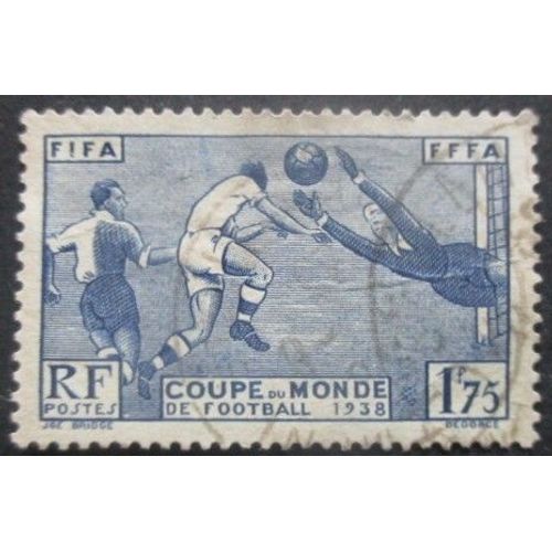 France N°396 Coupe Du Monde De Football Oblitéré