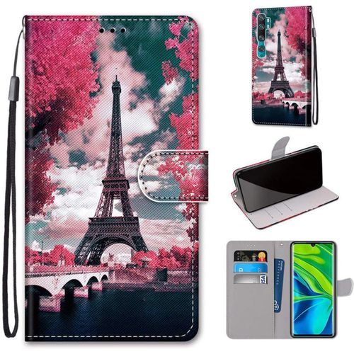 Xiaomi Mi Note 10/Mi Note 10 Pro Coque Mi Cc9 Pro Coque Modèle 09 Etui À Rabat En Cuir Pu Portefeuille Housse Avec Fonction De Support Pour Xiaomi Mi Note 10/Mi Note 10 Pro/Mi Cc9 Pro