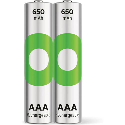 MONDODIGITALE-Recyko Aaa Micro Nimh Lot De 2 Piles Aaa 650 Mah 1,2 V