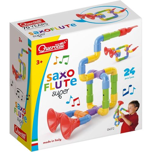 MONDODIGITALE-4172 Super Saxoflute Wind & Brass Construction Set, Toy Musical Instrument For Kids