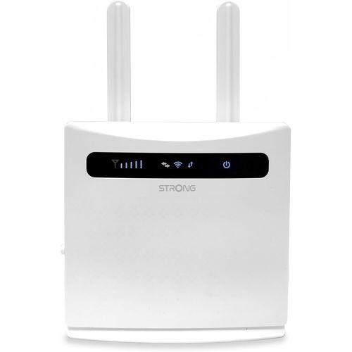 MONDODIGITALE-Routeur Wifi 4G Lte 300-Jusqu'À 150 Mbps 4G/300 Mbps Wifi-4 Ports Rj45-Fonctionne Avec Tous Types De Sim-Partage De Réseau Mobile-Antennes Détachables-Facile À Installer-Blanc