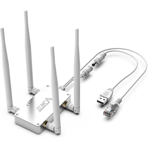 MONDODIGITALE-Vbg1200 2,4 Ghz Et 5 Ghz, Ac1200, Pont Routeur Et Répéteur Industriel, Adapté Aux Systèmes De Sécurité, Aux Balances Électroniques Et Aux Équipements Médicaux