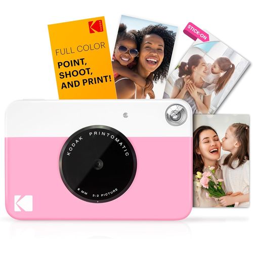 MONDODIGITALE-Printomatic Appareil Photo Num¿¿Rique ¿¿ Impression Instantan¿¿E Couleur \U2013 Photos De Haute Qualit¿¿ Sur Papier Autocollant Zink 2 X 3"" \U2013 5 Mp, Portable, Cadeau Cr¿¿Atif Pour A