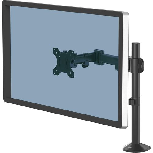 MONDODIGITALE-Bras Porte-Écran Reflex Simple Pour 1 Écran Jusqu'À 27"", Hauteur Et Profondeur Ajustables, Norme Vesa