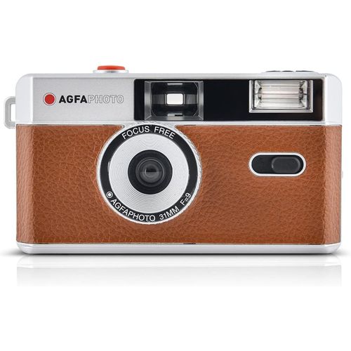 MONDODIGITALE-Appareil Photo Analogique Réutilisable-Marron