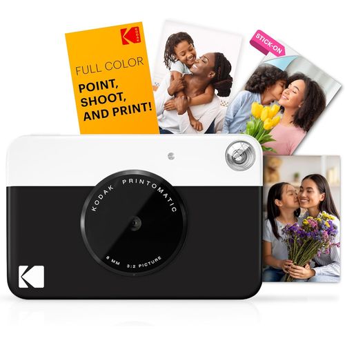 MONDODIGITALE-Printomatic Appareil Photo Numérique À Impression Instantanée Couleur ¿ Photos De Haute Qualité Sur Papier Autocollant Zink 2 X 3"" ¿ 5 Mp, Portable, Cadeau Créatif Pour Anniversaire, No
