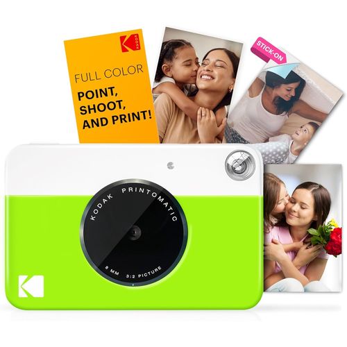 MONDODIGITALE-Printomatic Appareil Photo Num¿¿Rique ¿¿ Impression Instantan¿¿E Couleur \U2013 Photos De Haute Qualit¿¿ Sur Papier Autocollant Zink 2 X 3"" \U2013 5 Mp, Portable, Cadeau Cr¿¿Atif Pour A