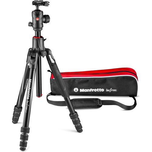 MONDODIGITALE-Befree Gt Xpro Trépied Aluminium, Rotule Ball Centrée 496, Fermeture Twist, Colonne 90°, Plateau 200Pl-Pro, Pour Reflex, Hybrides Avec Objectifs À Longue Focale, Photo Macro, Mkbfra4Gtx