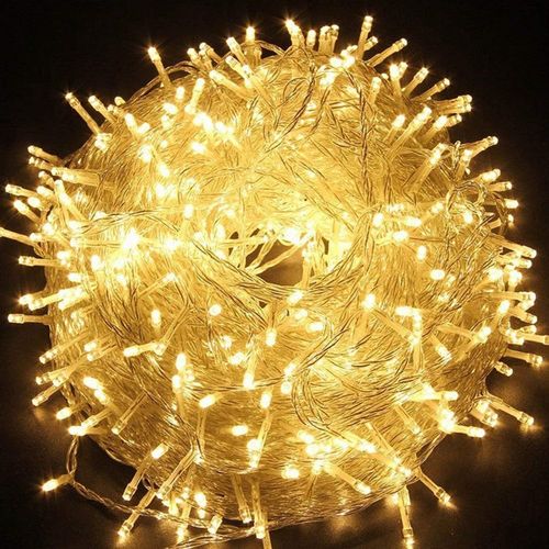 Mondodigitale-100m Guirlande Lumineuse Extérieur 500 Led Lumiere Blanc Chaud, 8 Modes D'éclairage Intérieur, Décoration Lumineuse Etanche Pour Noel Mariage Anniversaire Patio Pergola Chambre