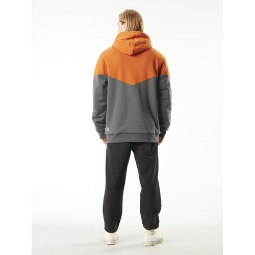 Vestes Sweats Zippés Capuche Picture Basement Plush Zip Hoodie Red Clay Dk Grey Orange