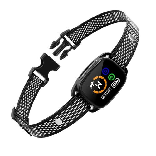 Collier Anti-Aboiement Spécifique Pour Chiots, Collier Anti-Aboiement Sans Impact, 7 Sensibilités, 3 Modes Réglables Pour Bourdonnement Et Vibration, Étanche Ip67 - Efficace Et Convivial, Noir