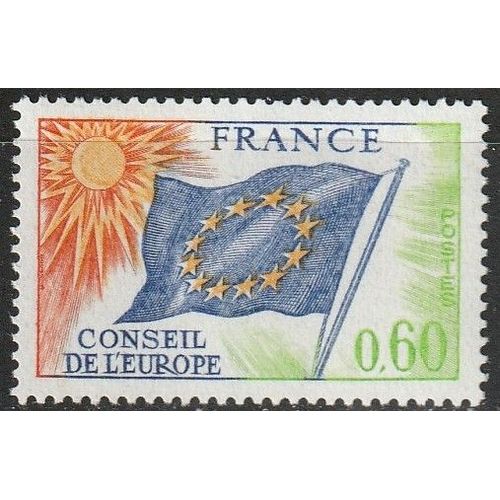 Conseil De L'Europe, Drapeau. Timbre Neuf** 1975 N° 46