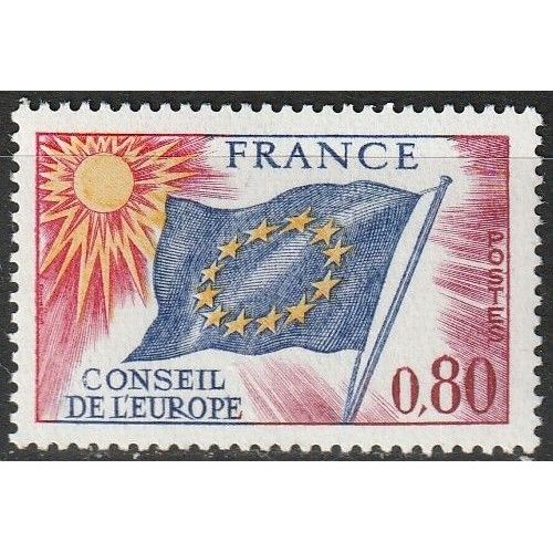 Conseil De L'Europe, Drapeau. Timbre Neuf** 1975 N° 47