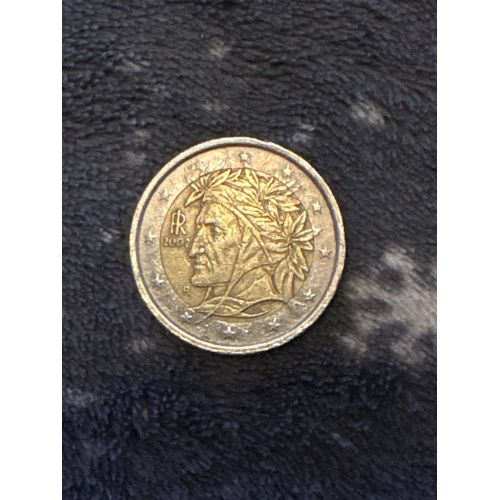 Pièce De 2 Euros Rare Italie 2022 Dante Alighieri R Monnaie