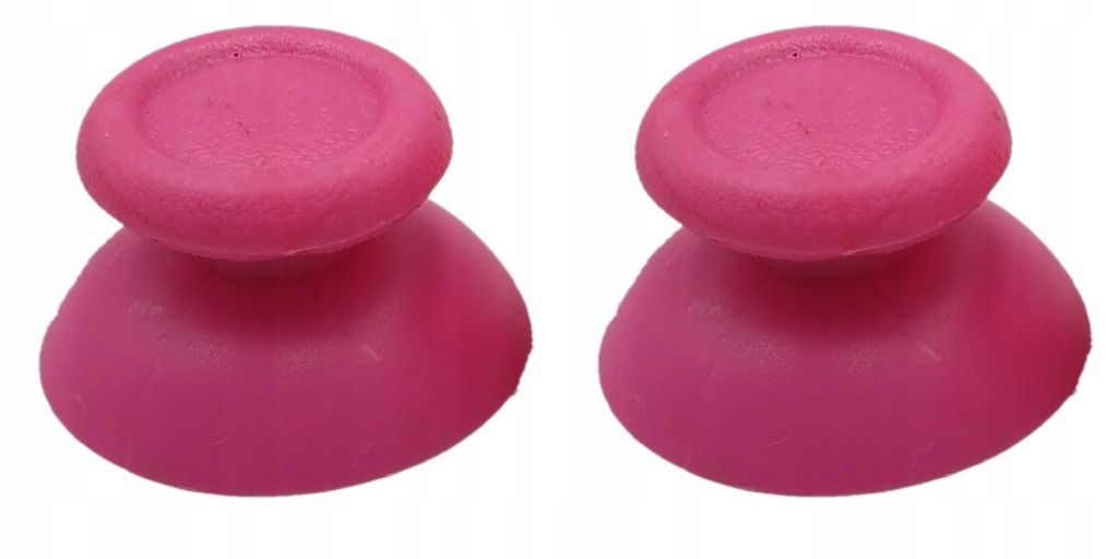 Lot De 2 Joysticks Analogiques À Superposition De Bouton Champignon Pour Pad Ps4 Rose