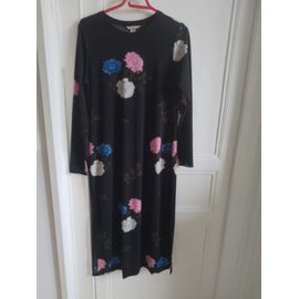 Robe Noir À Fleurs H&ampm