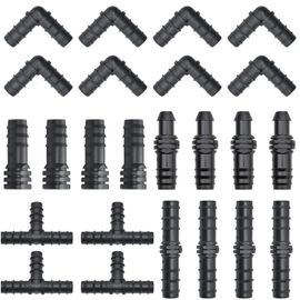 SHILIU-100 Pièces Kit Raccords d'Irrigation Goutte Connecteurs Joint d'Irrigation Goutte