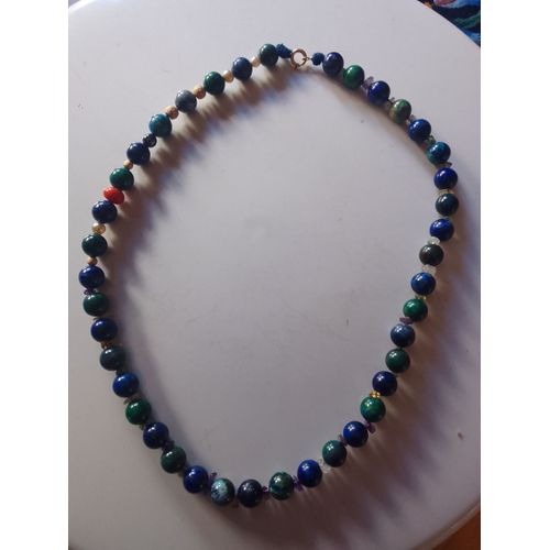 Collier Multicolore De Pierres Fines