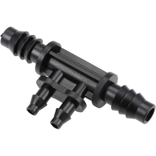 SHILIU-Lot de 5 raccords de tuyau goutte à goutte cannelés de 4 mm et 8 mm de diamètre intérieur pour système d'irrigation agricole[
