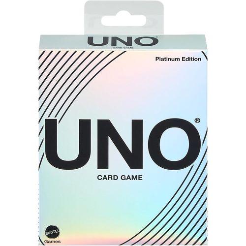 Shiliu-Games Uno Édition Platinum Jeu De Cartes Pour Soirées Jeux Entre Amis Ou En Famille, Voyages, Camping Et Fêtes, Cartes Premi[