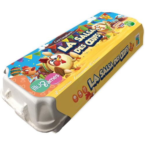 Shiliu-Asmodee - La Salsa Des Oeufs - Jeu De Société Pour Enfants Dès 7 Ans - Jeu D'action Et De Rapidité Déjanté À Jouer En Famill[