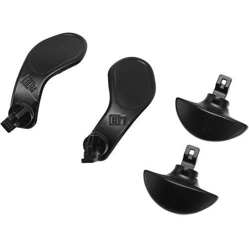 Shiliu-Lot De 4 Palettes En Métal, 2 Paires De Boutons D'épaule Pour Manette Ps5, Pièces De Rechange Pour Manette Ps5 Edge (Noir)[48