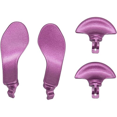 Shiliu-Lot De 4 Palettes En Métal, 2 Paires De Boutons D'épaule Pour Manette Ps5, Pièces De Rechange Pour Manette Ps5 Edge (Violet)[
