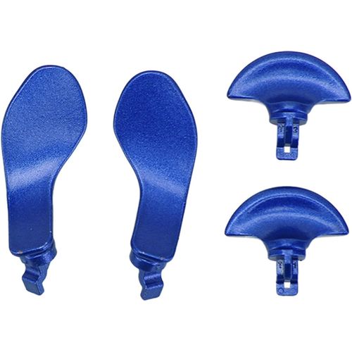 Shiliu-Lot De 4 Palettes En Métal, 2 Paires De Boutons D'épaule Pour Manette Ps5, Pièces De Rechange Pour Manette Ps5 Edge (Bleu)[48