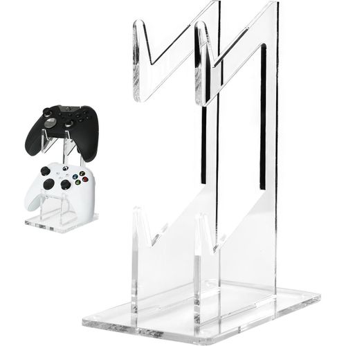 Shiliu-Support Universel Manette Jeu Casque, Support Bureau Acrylique Transparent Repose Casque Gaming Porte Manette Support Casque[