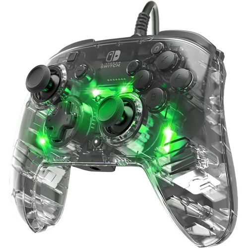 Shiliu-Afterglow Deluxe Contrôleur De Jeu Câblé À Led, Sous Licence Nintendo Pour Switch Et Oled, Couleur Rgb, Contrôleur De Gamepa[