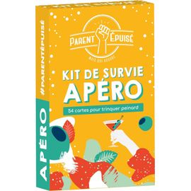 Shiliu-- Funomenum - Parent Epuisé : Kit De Survie Apéro - Jeux De Société - Jeux De Cartes - Jeux Enfants À Partir De 4 Ans - 2 Jo[